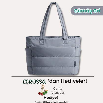 Lerossa | Kapitone Tote Çanta