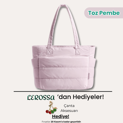 Lerossa | Kapitone Tote Çanta