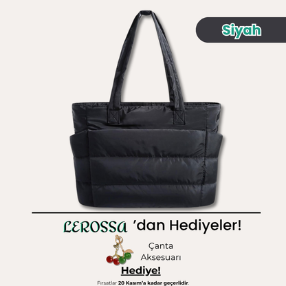 Lerossa | Kapitone Tote Çanta