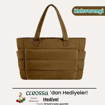 Lerossa | Kapitone Tote Çanta