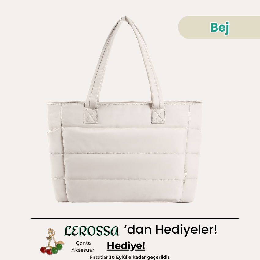 Lerossa | Kapitone Tote Çanta