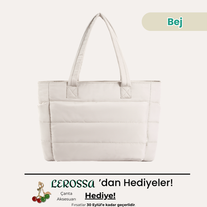Lerossa | Kapitone Tote Çanta