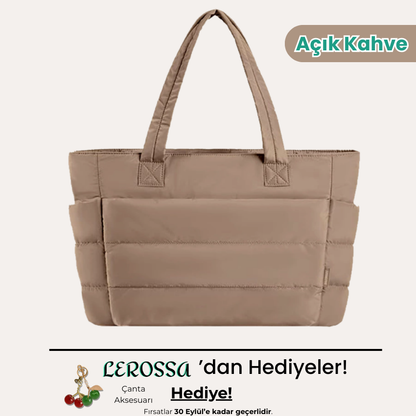 Lerossa | Kapitone Tote Çanta
