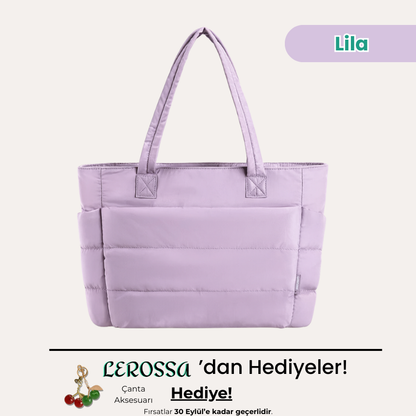 Lerossa | Kapitone Tote Çanta