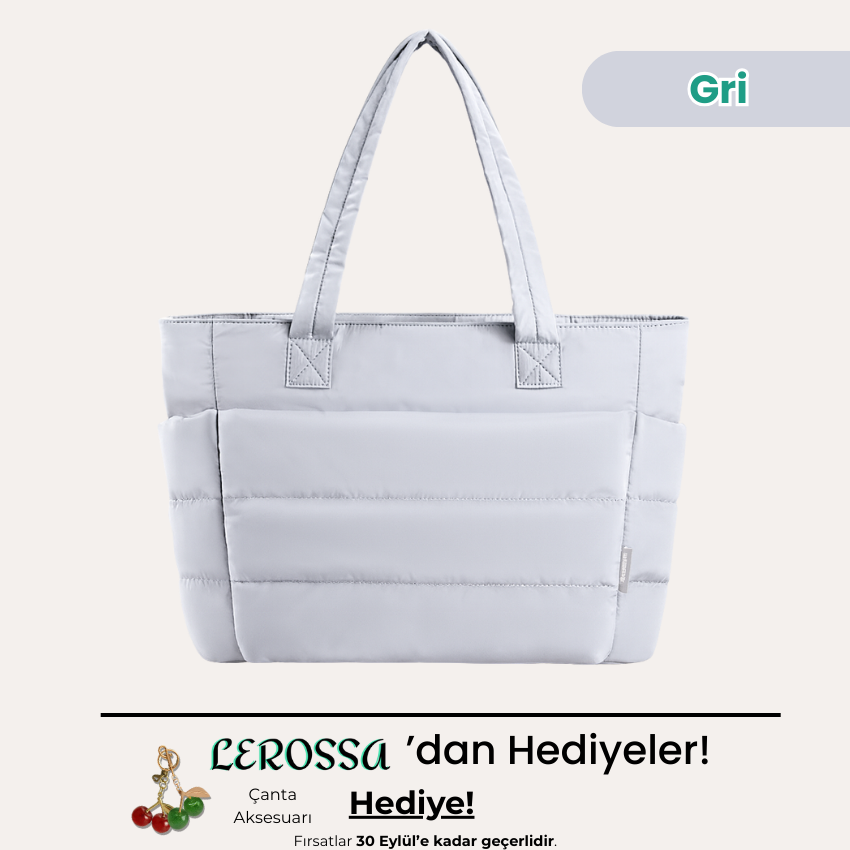 Lerossa | Kapitone Tote Çanta