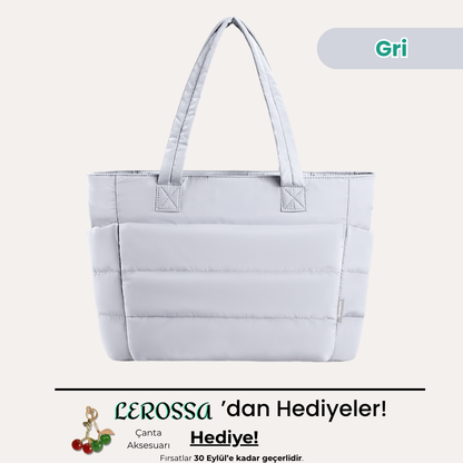 Lerossa | Kapitone Tote Çanta