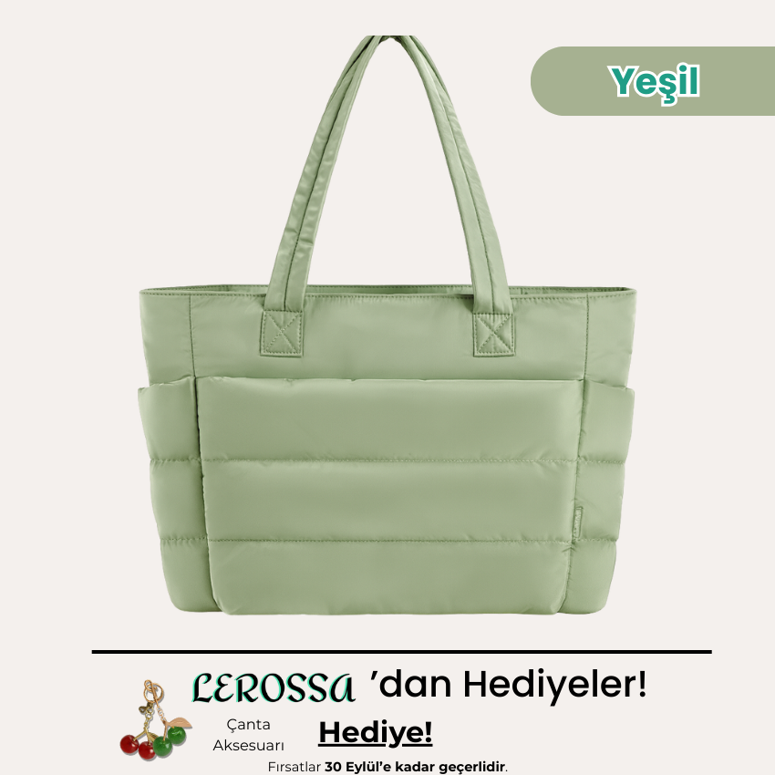 Lerossa | Kapitone Tote Çanta