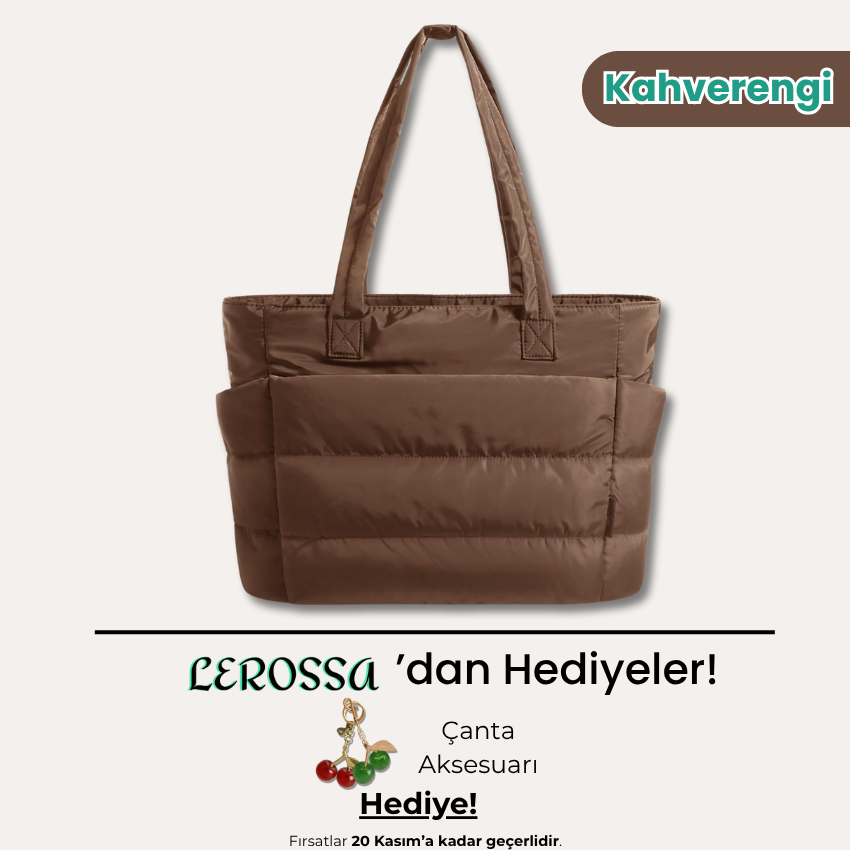 Lerossa | Kapitone Tote Çanta