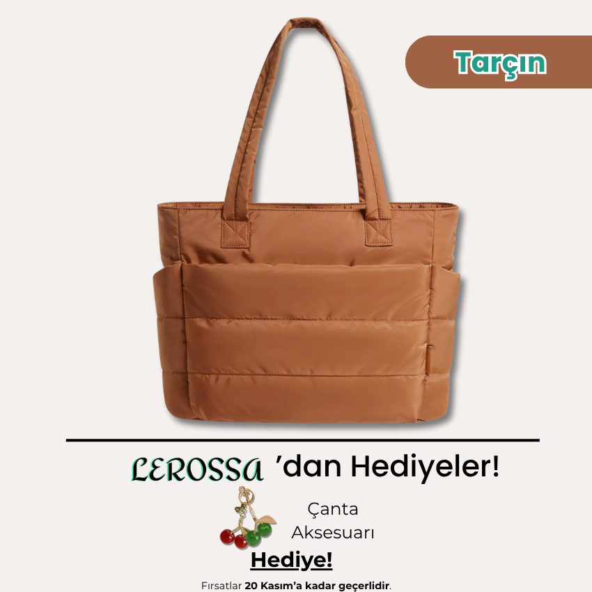 Lerossa | Kapitone Tote Çanta
