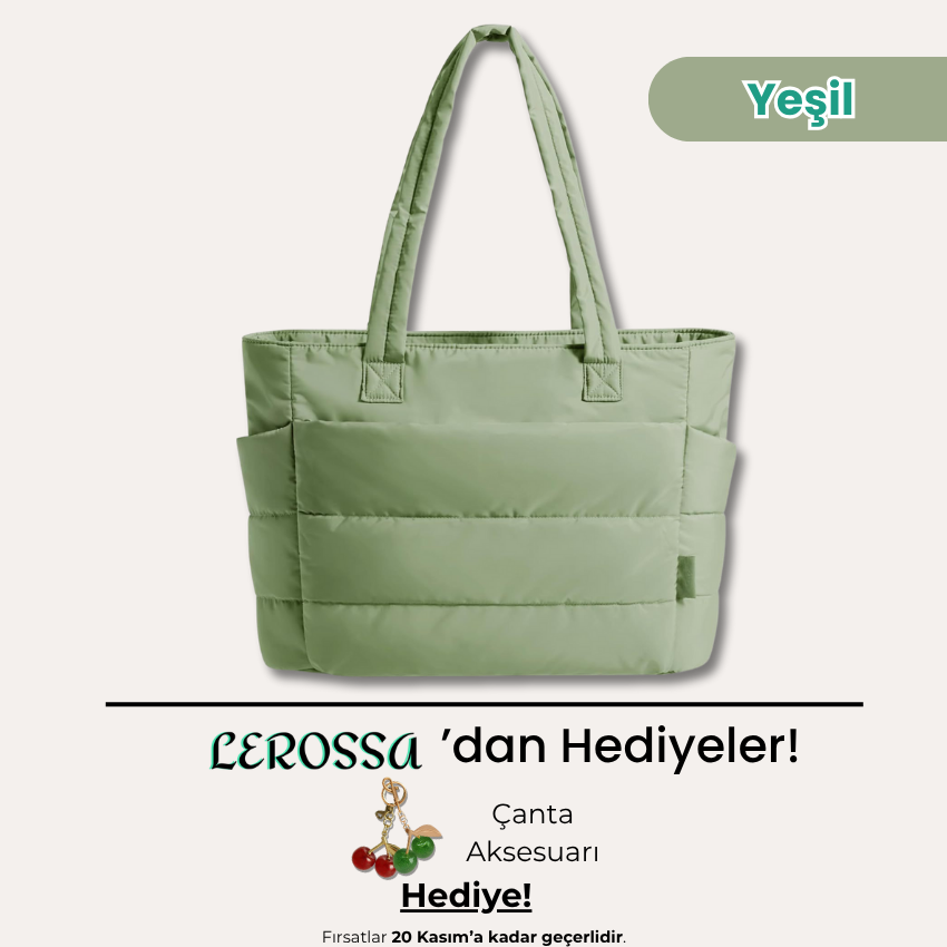 Lerossa | Kapitone Tote Çanta