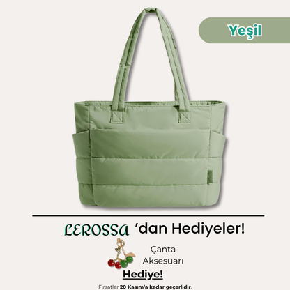 Lerossa | Kapitone Tote Çanta