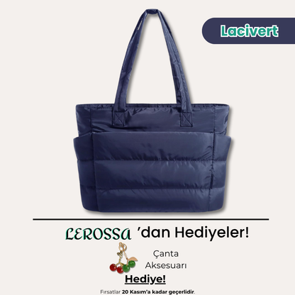 Lerossa | Kapitone Tote Çanta