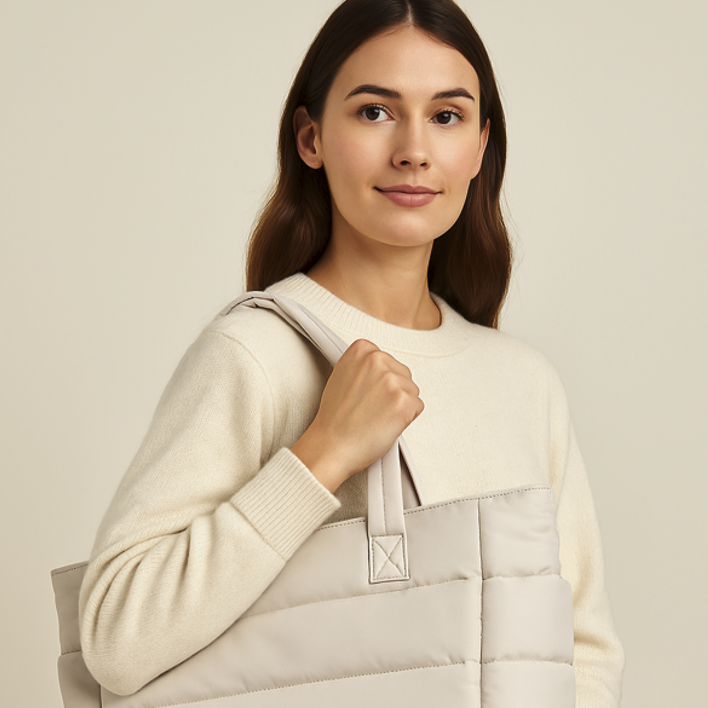 Lerossa | Kapitone Tote Çanta
